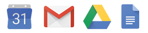 G Suite Application Icons