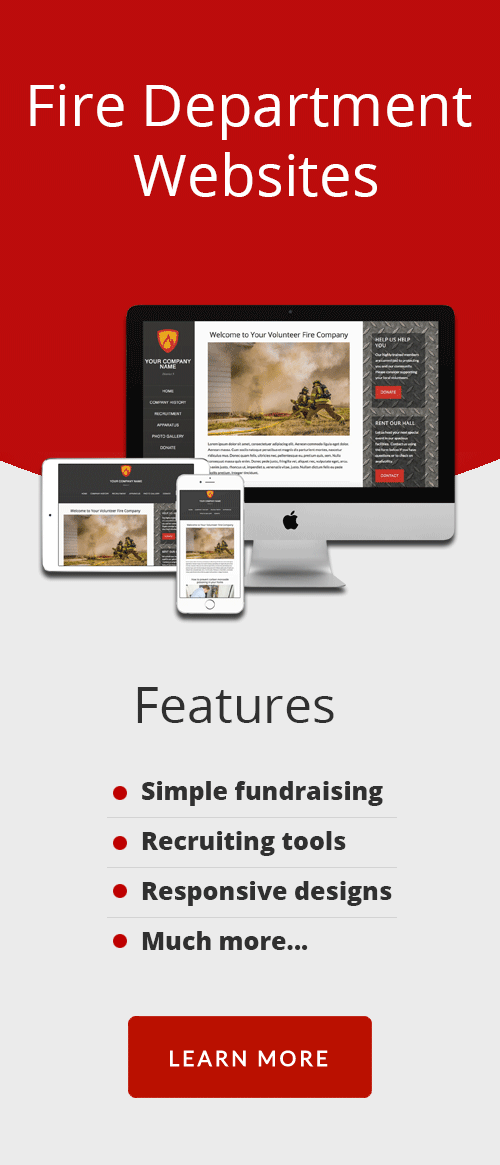 Fire Department Website Templates