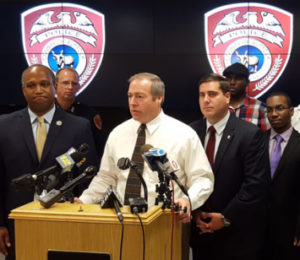 Dave Whalen at Suffolk County Press Conference